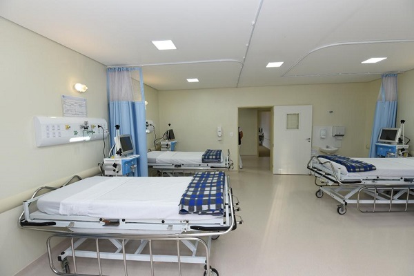 #PraCegoVer: Fotografia dos novos leitos do Hospital Luiz Gonzaga.
